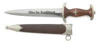 Early German 1933 Pattern SA Dagger By Gebruder Heller