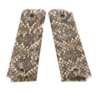 Genuine Snakeskin Custom 1911 Grips