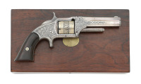 Interesting Cased & Engraved Smith & Wesson No. 1 1/2 First Issue Revolver - 2