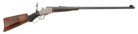 Exceptional Bullard Repeating Arms Co. Single Shot Target Rifle with Extremely Rare W. Milton Farrow Tang Sight