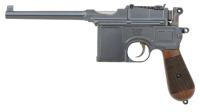 Fine Mauser C96 Semi-Auto Pistol with Matching Stock Retailed by Von Lengerke & Detmold - 3