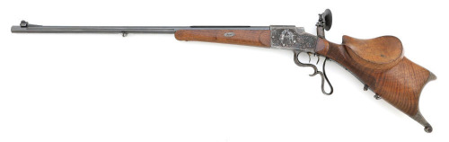 Haenel System Aydt Schuetzen Rifle with Endearing Engraving