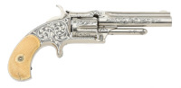 Fine Engraved Smith & Wesson No. 1 1/2 Second Issue Revolver