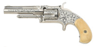 Fine Engraved Smith & Wesson No. 1 1/2 Second Issue Revolver - 2