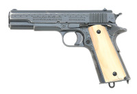 Very Fine & Extremely Rare Factory-Engraved and El Paso-Shipped Colt Government Model Semi-Auto Pistol - 2