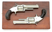 Rare Double Cased Pair of Smith & Wesson No. 1 1/2 Second Issue Revolvers - 2