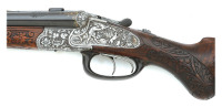 Attractive German Sidelock Drilling by R. Hauber - 4