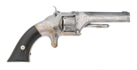 Smith & Wesson No. 1 First Issue Revolver with Unmarked Barrel and Gutta Percha Case - 3