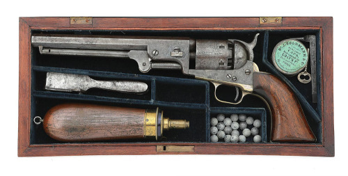 Cased Colt Model 1851 Navy Percussion Revolver