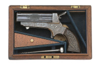 Fine Cased & Engraved Tipping & Lawden Sharps Pepperbox