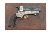 Fine Cased & Engraved Tipping & Lawden Sharps Pepperbox - 2