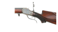 Fine Winchester Model 1885 Custom High Wall Schuetzen Rifle - 3