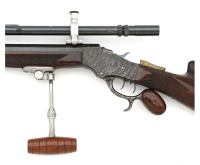 Fine Stevens Ideal No. 51 Schuetzen Rifle On No. 44 1/2 Action - 4