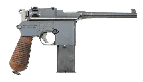 Fully Transferable Mauser M712 C96 Schnellfeuer Machine Pistol with Nazi Firing Proof