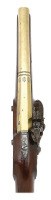 Pair of British Brass-Barreled Flintlock Coat Pistols by Nock - 3