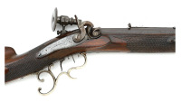 San Francisco Heavy Halfstock Percussion Schuetzen Rifle by Alois Schneider - 4