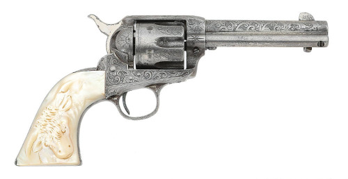 Nice Factory Engraved Colt Single Action Army Revolver