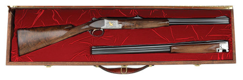 Browning Centennial Superposed Continental Over Under Combination Gun Two Barrel Set