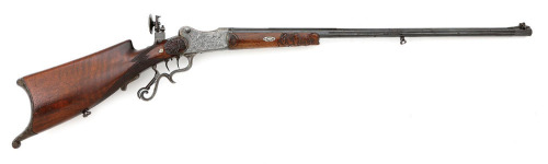 German Martini Schuetzen Rifle with Friedlein Retailer Marking