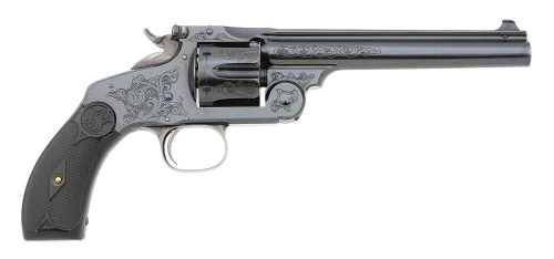 Rare & Fine Smith & Wesson Factory Engraved New Model No. 3 Target Revolver