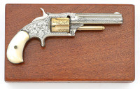 Fine Cased, Engraved & Gold-Washed Smith & Wesson No. 1 1/2 Second Issue Revolver - 2