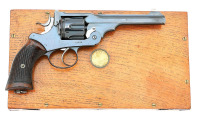 Lovely Cased Webley WG Army Double Action Revolver - 2