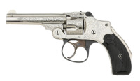 Very Fine & Attractive Smith & Wesson 32 Safety Hammerless Revolver with Experimental Etched Embellishments - 2