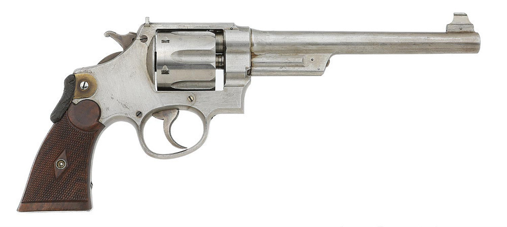 未使用 ハンドカフ Smith&Wesson スミス&ウェッソン Experimental Smith & Wesson First Model 455 “Bisley” Hand Ejector