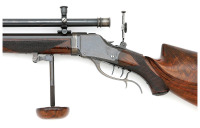 Fine Winchester Model 1885 Takedown Schuetzen Rifle - 4