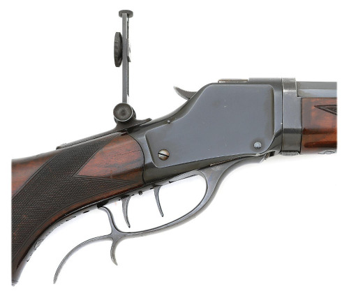 Attractive Winchester Model 1885 High Wall Deluxe Takedown Schuetzen Rifle