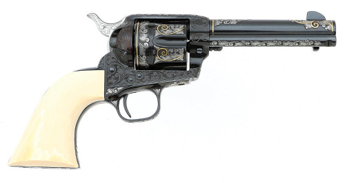 Very Fine Fred Harrington Engraved Colt Single Action Army Revolver