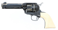 Very Fine Fred Harrington Engraved Colt Single Action Army Revolver - 4