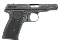 Beautiful Robert Evans-Engraved Remington Model 51 Semi-Auto Pistol