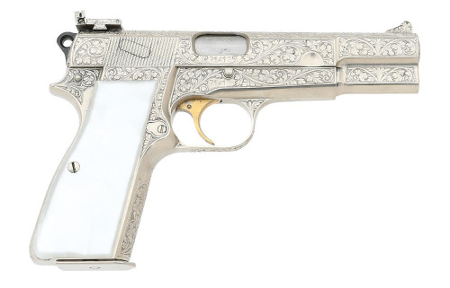 Superb Browning High Power Renaissance Semi-Auto Pistol