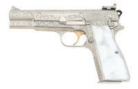 Superb Browning High Power Renaissance Semi-Auto Pistol - 3