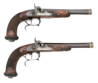 Very Fine Matched Pair of Lepage Percussion Target Pistols