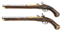 Pair of Spanish Long-Barreled Flintlock Miquelet Pistols - 2