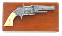 Cased & Engraved Smith & Wesson No. 1 1/2 First Issue Revolver - 2