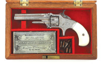 Cased & Engraved Smith & Wesson No. 1 Third Issue Revolver