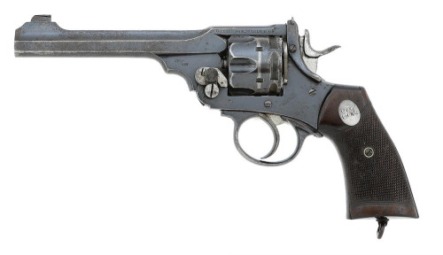 Webley Wilkinson Model 1905 Double Action Revolver Identified to Captain Eric Erskine Loch, DSO