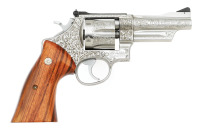 Factory Engraved Smith & Wesson Model 624 Double Action Revolver