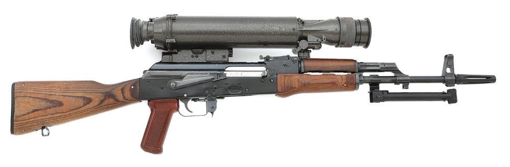 R Akml Custom Polish AKML Semi-Auto Carbine with Polish NSP-3 Night Vision Scope