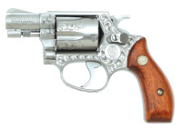 Factory Engraved Smith & Wesson Model 60 Double Action Revolver