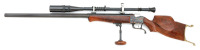 Hoch-Meacham Custom Schuetzen Rifle with Unertl 20X Riflescope