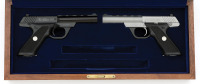 Cased Pair of Colt 22 First Edition Semi-Auto Pistols