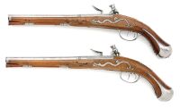 Fine Pair of Germanic Rifled Flintlock Pistols of Johann Ludwig Graf Zu Ysenburg und Budingen - 2