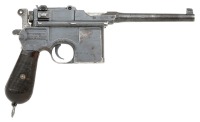 German Army C96 Semi-Auto Pistol by Mauser Oberndorf