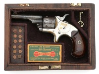 Cased Colt Open Top Pocket Revolver