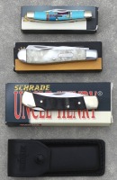 Lot of Taylor Schrade Folding Knives