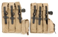 WWII German MP38 / MP40 Magazine Pouches